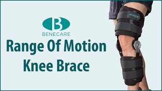 Benecare ROM Range Of Motion Knee Brace Product Information [upl. by Akiemahs]