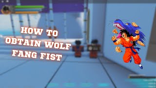 HOW TO GET WOLF FANG FIST IN THIS NEW DRAGON BALL GAME  BUDOKAI Z [upl. by Eelynnhoj]