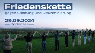 Friedenskette gegen Spaltung und Diskriminierung – 29092024 Bodensee [upl. by Tudela]