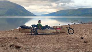 Across Scotland On Land  IN A CANOE  130km Solo Adventure [upl. by Hege]