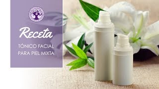 Receta tónico facial para pieles mixtas  Cosmética natural [upl. by Dicky]