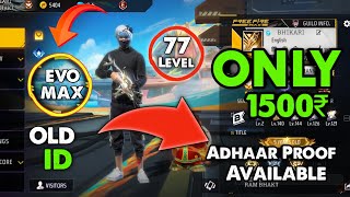 Free Fire id Sell Low Price 😱💸 FF id Sell 🛒Low Price ma id🤯💸 All Evo Max  Trusted id Seller💯 [upl. by Ellissa]