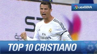 Top 10 Goals  Cristiano Ronaldo  201314  HD [upl. by Ellocin]