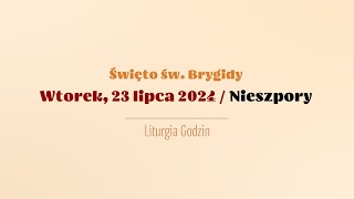 Nieszpory  23 lipca 2024  Św Brygidy [upl. by Templia]