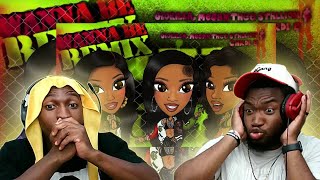 CARDI NAME DROPPED  GloRilla  Wanna Be Remix feat Megan Thee Stallion amp Cardi B REACTION [upl. by Eniffit597]