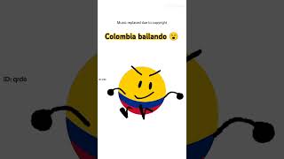 Colombia bailando 😮 countryballs colombia dance [upl. by Normie]