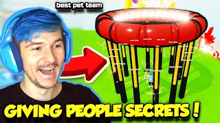 I Gave Random Players THEIR DREAM SECRET PETS In Tapping Gods Roblox [upl. by Jacoby]