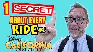 One Secret About EVERY RIDE At Disney California Adventure [upl. by Henig75]