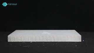 Fiberglass PP Honeycomb Panel Test [upl. by Arvad]