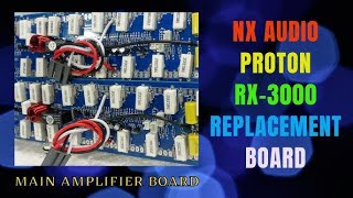 RX3000 REPLACEMENT KIT II NX AUDIO ORIGINAL KIT II PA AMPLIFIER [upl. by Herzel]