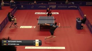 2016 Swedish Open MSQF OVTCHAROV Dimitrij vs PITCHFORD Liam Full MatchHD [upl. by Erich]