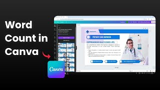How to Check Word Count on a Canva Design [upl. by Lenssen356]