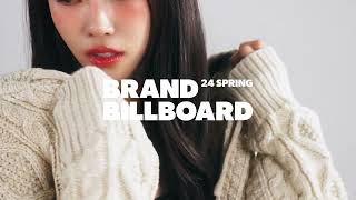 24 SPRING BRAND BILLBOARD 주우재amp미주 [upl. by Rraval]