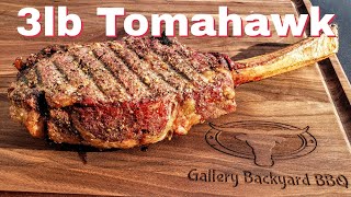 Masterbuilt Gravity Series 1050560  3lb Tomahawk Steak  How To Reverse Sear [upl. by Elexa]