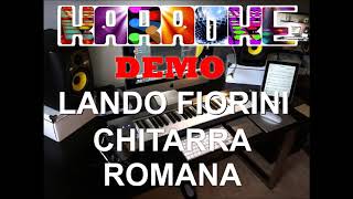 CHITARRA ROMANA Karaoke [upl. by Dlonyar517]