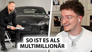 24H mit einem MULTIMILLIONÄR 🤑  Live  Reaktion [upl. by Guinevere747]