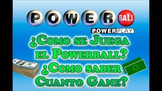 Como se Juega el Powerball Como saber cuanto gane en el Powerball  Powerball en Español [upl. by Ybab]