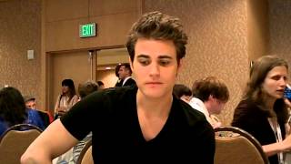 Paul Wesley Talks THE VAMPIRE DIARIES Season 5 at San Diego Comic Con 2013 [upl. by Eelytsirk]