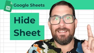 How to Hide a Sheet in Google Sheets [upl. by Auhs]