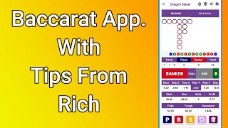 Baccarat App With A Tip from Rich [upl. by Ahsotan]