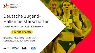 Livestream JugendHallenDM 2024 Dortmund  Samstag [upl. by Llednahs588]