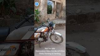 Hero Honda Cd 100ss full Restoration  PDP MOTORCYCLE  viral shorts cd100ss [upl. by Paloma]