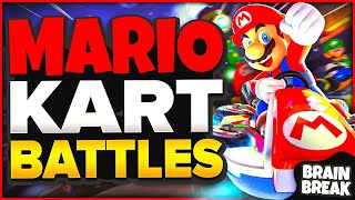 Mario Kart Battles  Brain Break  Just Dance  Freeze Dance  Matthew Wood [upl. by Valene251]