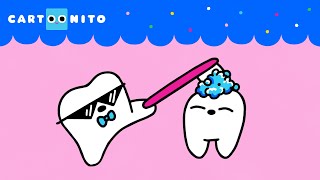 Brush Your Teeth Song Swish Swish ✨🦷🪥  Cartoonito [upl. by Kora]