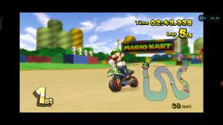 Dolphin Mario Kart Wii Deluxe  GP SNES Mushroom Cup 100cc [upl. by Imoian]