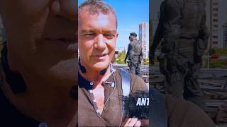 Antonio Banderas talks about his role in Expendables 3 movie actor antoniobanderas [upl. by Edyth]