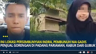 Lokasi Persembunyian Indra Pembunuh Nia Gadis Penjual Gorengan di Padang Pariaman Kabur dari Gubuk [upl. by Atnohs]