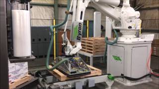 Case Study Robotic Vacuum Case Palletize and Pallet Transfer [upl. by Eceryt]