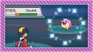 LIVE 3 Shiny Spheal and 4 Shiny Slowbro after a collective 83823 REs in HGSSs Safari Zone [upl. by Ehctav]