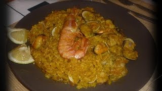 Paella de Marisco en paellera electrica Receta paso a paso de Carmen Cárdenas [upl. by Balch]