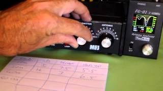 MFJ945E Quick Band Change Tuning Chart [upl. by Lorin]