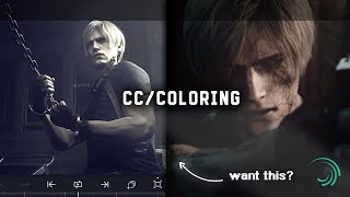 CCCOLORING Tutorial  Alight Motion [upl. by Eimmak665]