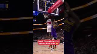 LeBron James vs Isaiah Stewart The Fight That Changed Basketball Forever 🔥 [upl. by Notsek]