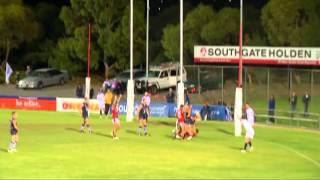 Michael Still  Mark v Panthers SANFL Rd 1  2012 [upl. by Noleta]