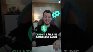 Die größe Zählt chatgpt shorts chatgpt4 künstlicheintelligenz [upl. by Assennev]