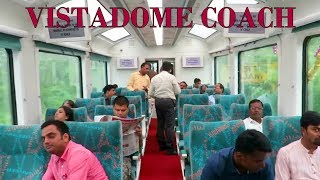 Indias New Vistadome Coach of Indian Railways  Mumbai  Goa  Full Coverage  Jan Shatabdi Express [upl. by Noland]