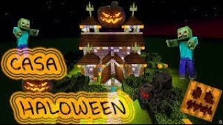 constullendo casitas para hallowin de minecraft en servidor con seguidores [upl. by Miza]