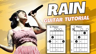 Rain mxmtoon Guitar Tutorial [upl. by Ahsuatal]