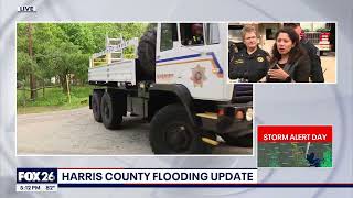 Judge Lina Hidalgo and other official share the latest updates on the San Jacinto River Flooding [upl. by Addam202]