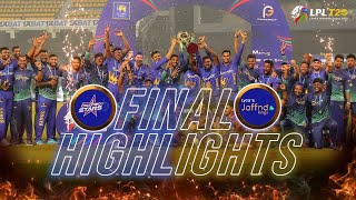 Colombo Stars vs Jaffna Kings  Final  Full Match Highlights  LPL 2022 [upl. by Ayekal]