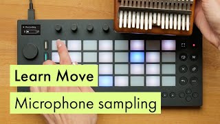 Ableton Move Tutorial Using Moves Microphone to Record Samples [upl. by Phil]