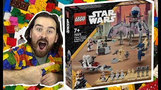 Unboxing and Review of Lego STAR SARS 75372 [upl. by Nnahgem]