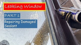 How to fix a leaking window – repairing damaged sealant [upl. by Jolene]