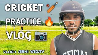 Abhi Yadav Cricket Practice 🏏🔥 ॥Vlog1॥ cricket trending viral foryou vlog youtube cricketer [upl. by Duntson614]