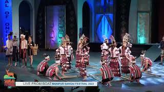 MIZO DANCE BUHZA AIH BUALPUI CHERAW KAN AT SANGAI FESTIVAL IMPHAL MANIPUR [upl. by Domenic]