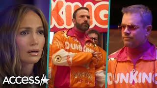 Ben Affleck Joined By Jennifer Lopez Matt Damon amp More For Epic Dunkin’ Super Bowl Ad [upl. by Oys]